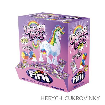 Fini žvýkačky Unicorn 4g / 200Ks