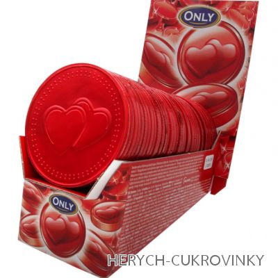 Medaile červené Love 23g / 36 Ks